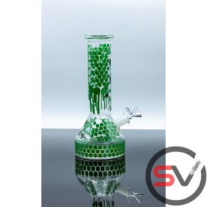 HONEYCOMB PATTERN GLASS BEAKER 10inch